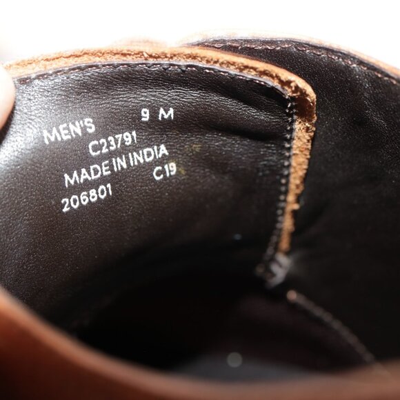 Cole Haan Mens Jefferson Oxford Size 9 M Brown Leather Cap Toe Brogue Dress Shoe main image 9